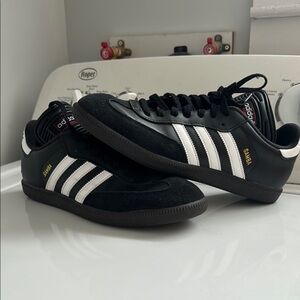 Adidas Samba Black and White Men's Shoes